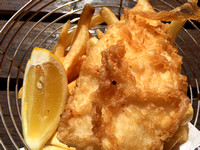 The famous Craypot fish and chips