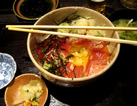 Excellent donburi lunch (Asakusa)