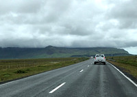 On the ring road, heading along the south coast