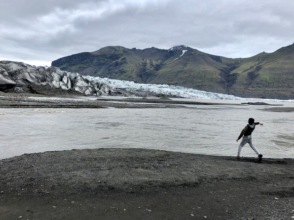 Face of Vatnajökull, the largest glacier in Europe