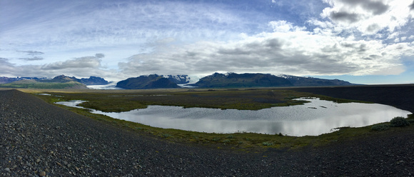 View toward Vatnajökull National Park