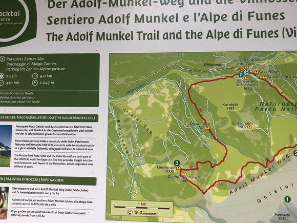 The Adolph Munkel trail