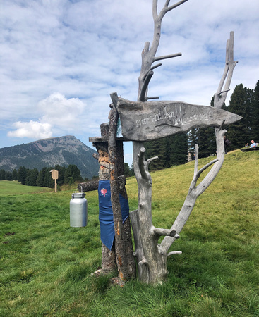 Second stop is the Geisleralm - a spectacular place to rest and admire the view