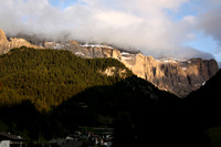 Sunset on the Sella Massif (from our balcony)