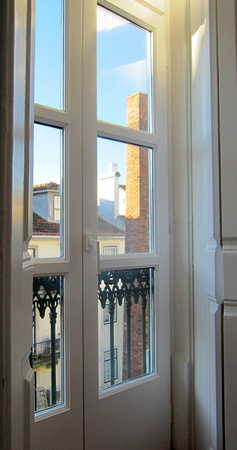 View from inside the apartment