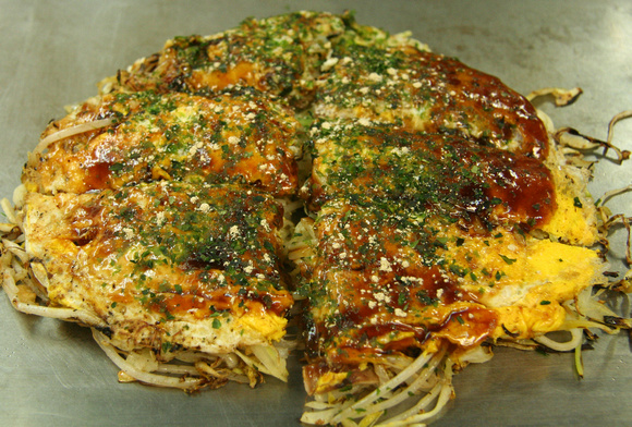 What's a trip to Hiroshima without okonomiyaki?