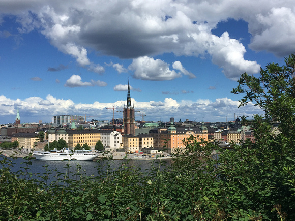 View from the cliff walk in Sodermalm