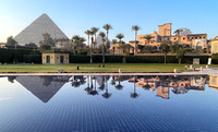 Pyramid view from Marriott Mena House