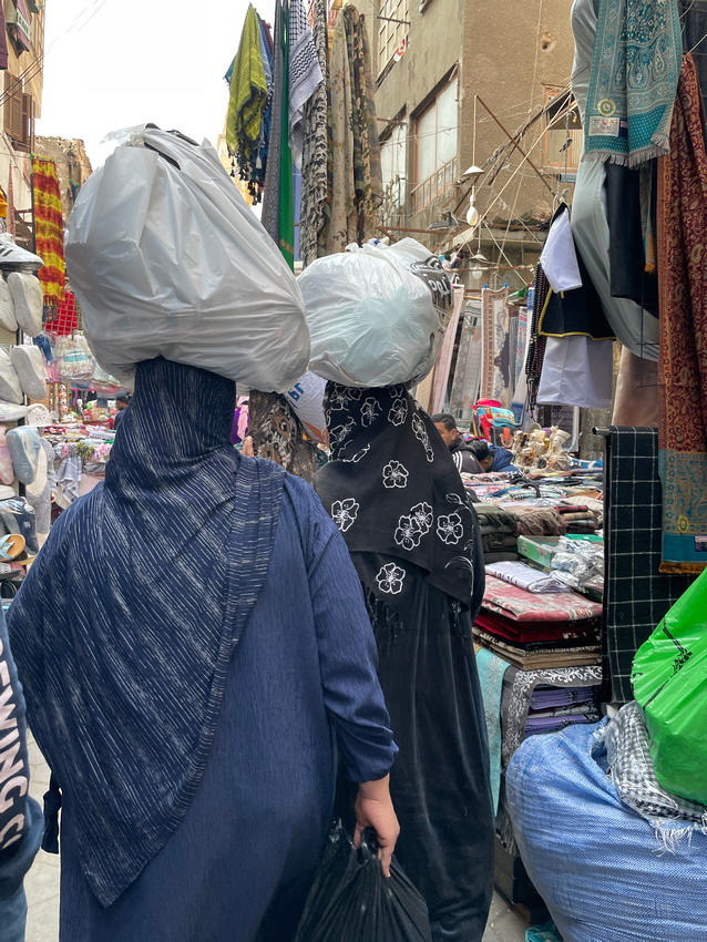 The bazaar in Old Cairo