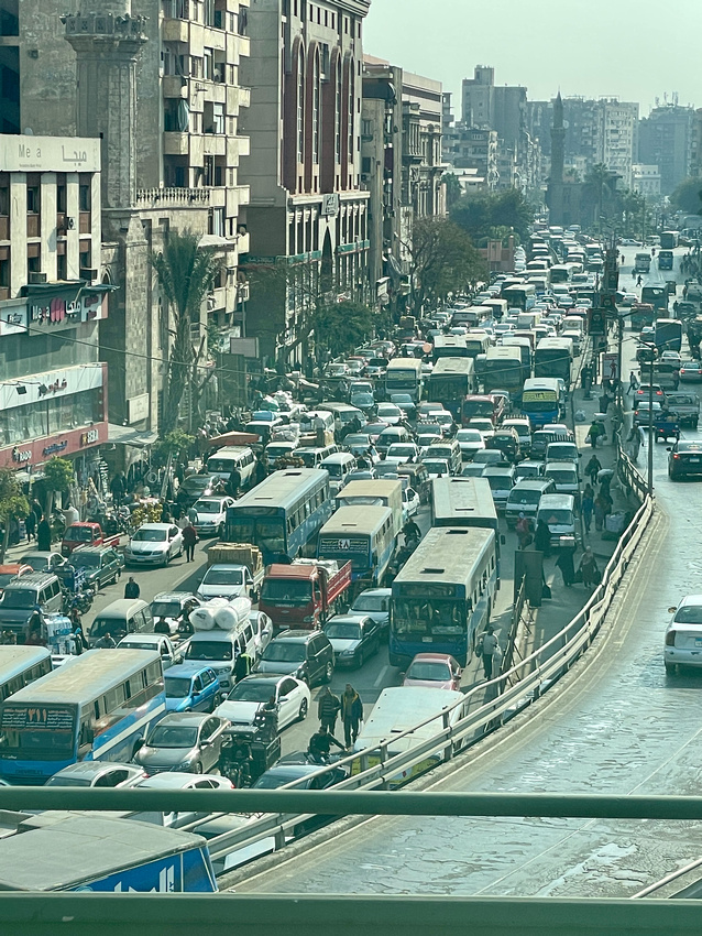 Legendary Cairo traffic