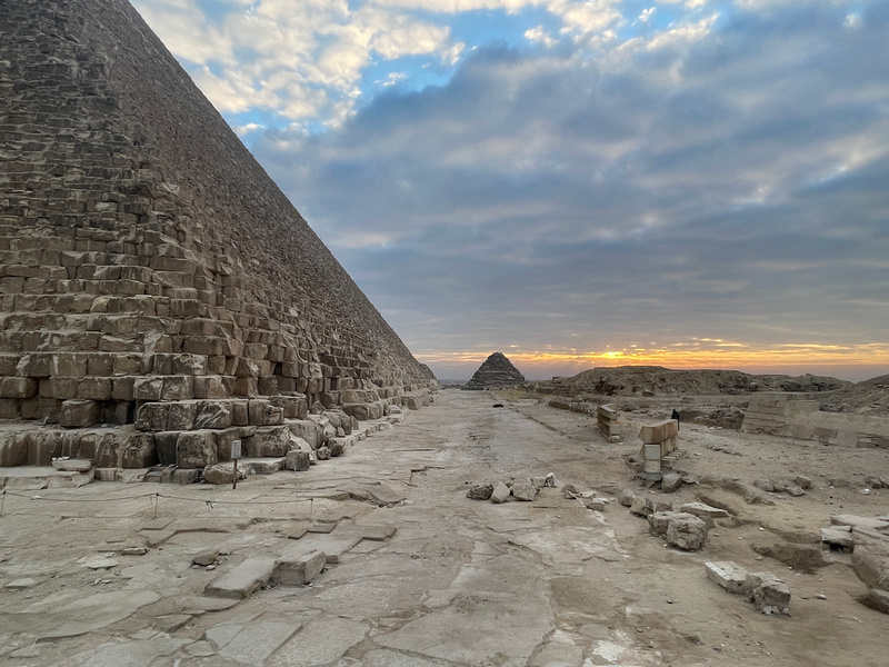 Up close and personal with the Great Pyramid of Khufu