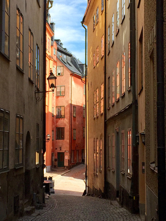 Early morning (and I mean early) in Gamla Stan--shot with an iPhone