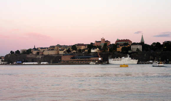 Late evening, looking toward Sodermalm