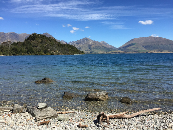 A short hike to Bob's Cove on the way back to Queenstown