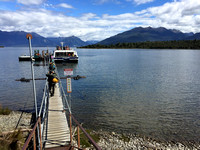 DAY 1: Boarding the boat at Te Anau Downs