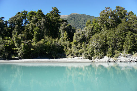 Starting our trip up the Waiatoto River