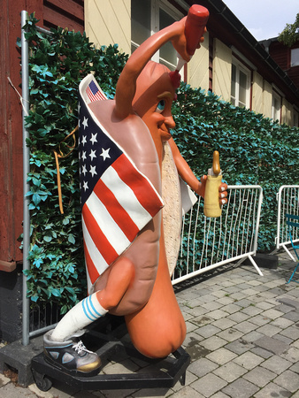American hot dogs (and yes, we were there on July 4)