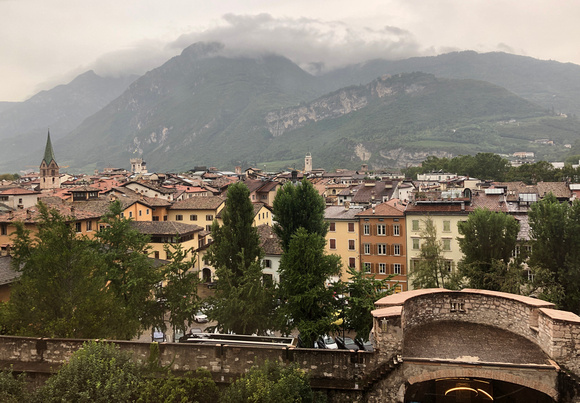 View over Trento from the Castello