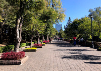 Walkway up to Chapultepec Castle