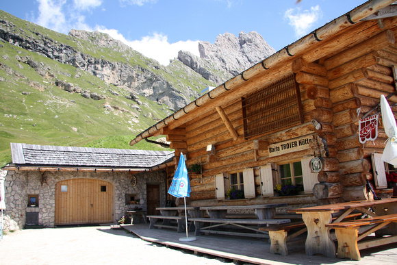 Troier Hutte (our lunch stop)