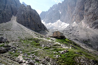 Rifugio Vicenza: now you see how isolated it really is