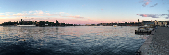Sunset on a great visit to Stockholm