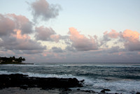 Sunset off Kuhio Shores