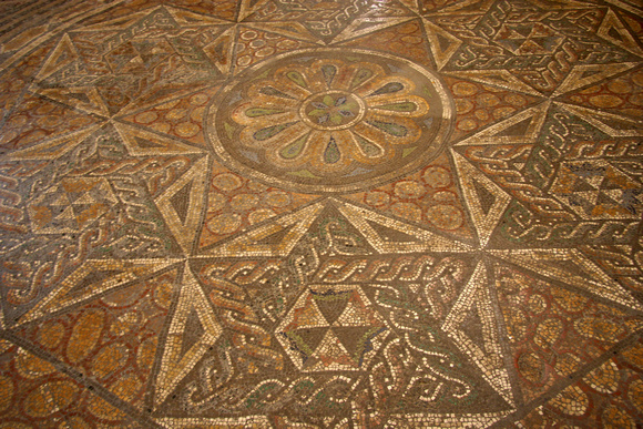 Volterra: Floor in the Museo Etrusco Guarnacci